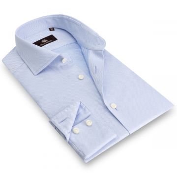 Amory - Jacquard geweven shirt 100% CO