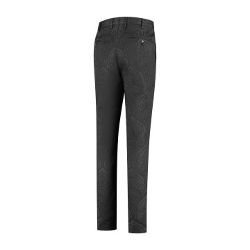 Archipel - Jaquard black tone on tone pants 