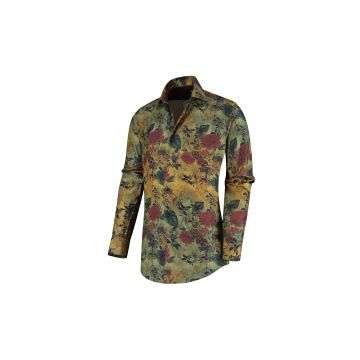Napoleon - Hemd mit Allover-Blumenprint 61%CO/39% CLY