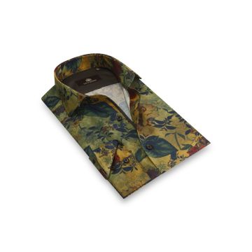 Napoleon - Hemd mit Allover-Blumenprint 61%CO/39% CLY
