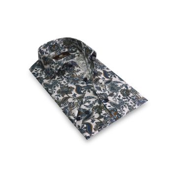 Nairobi II - brushed touch print shirt 100% CO