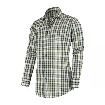 Paul - Geruit overhemd 100% CO