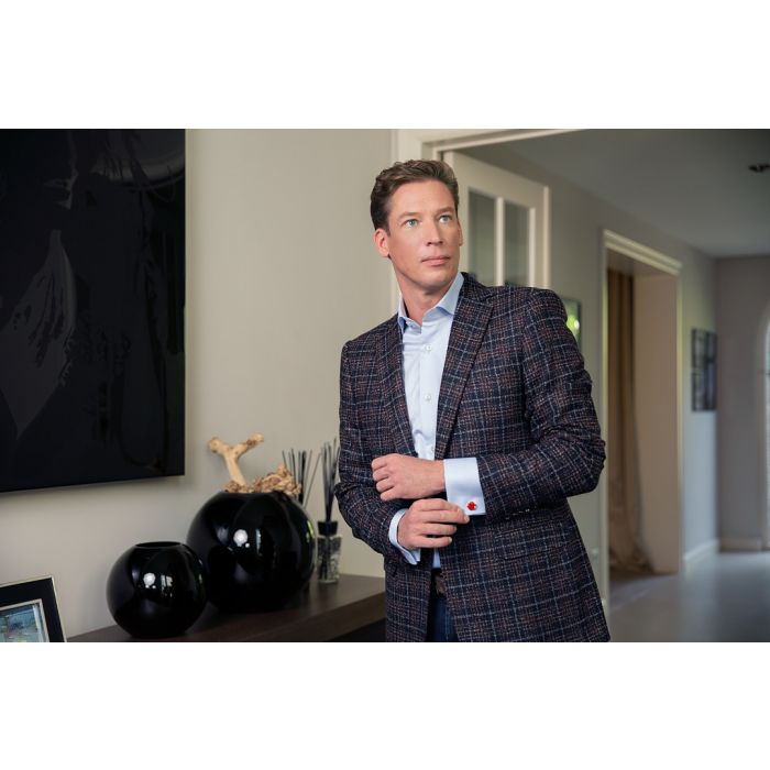 Shirt double cuff 100% CO light blue | Circle of Gentlemen