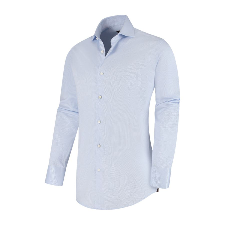 Amory - Jacquard woven shirt 100% CO