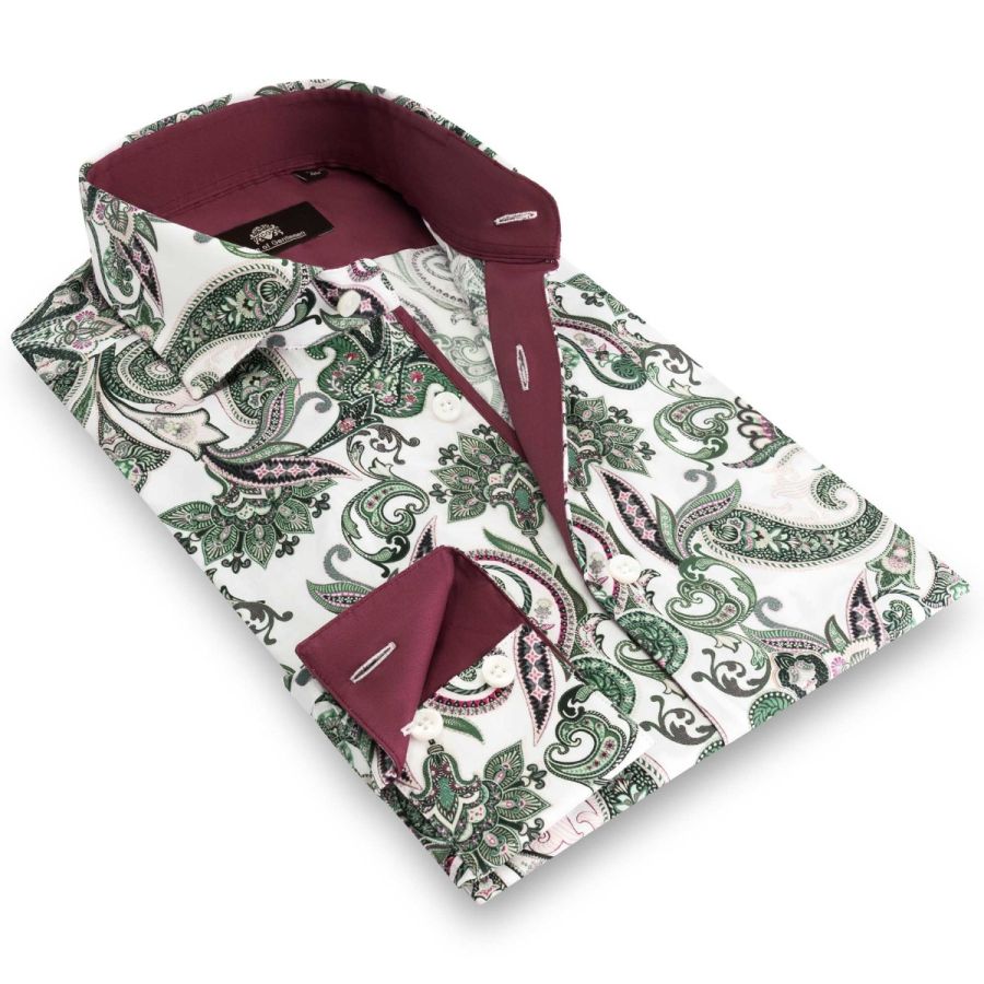Madison - All-over print shirt in stretch quality