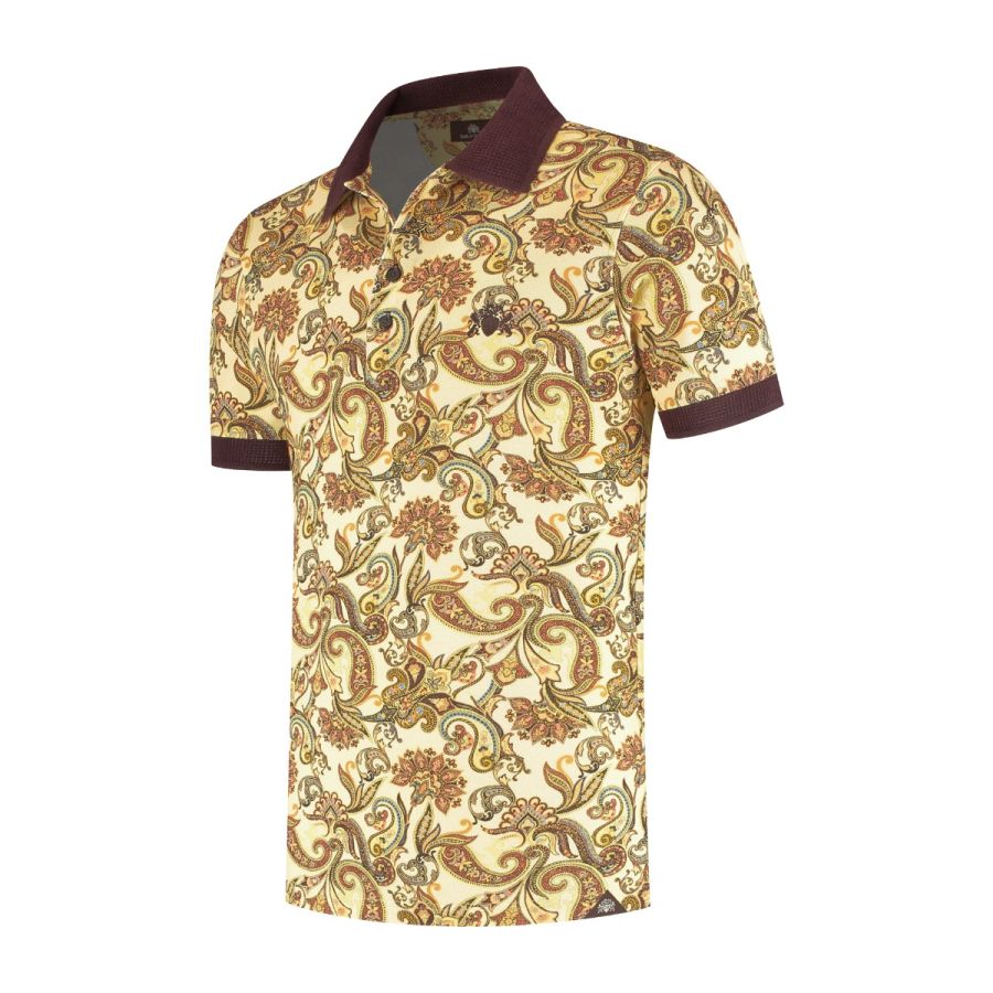 Paisley - Poloshirt piqué cotton