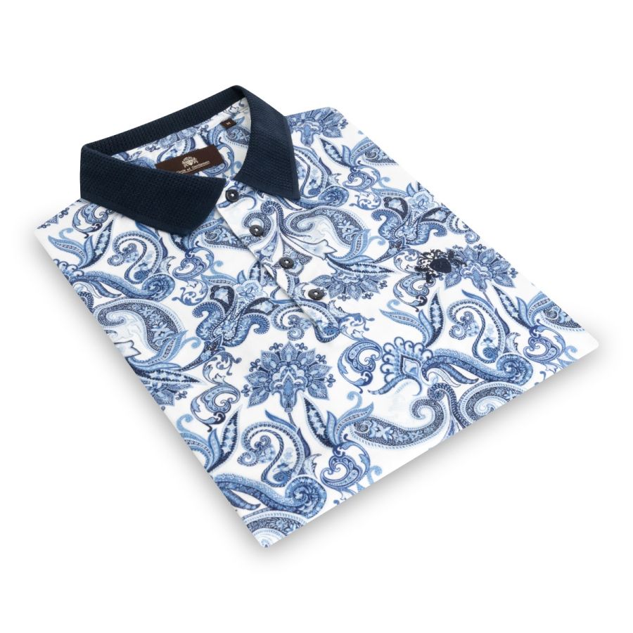 Parson - Poloshirt fil d'écosse stretch