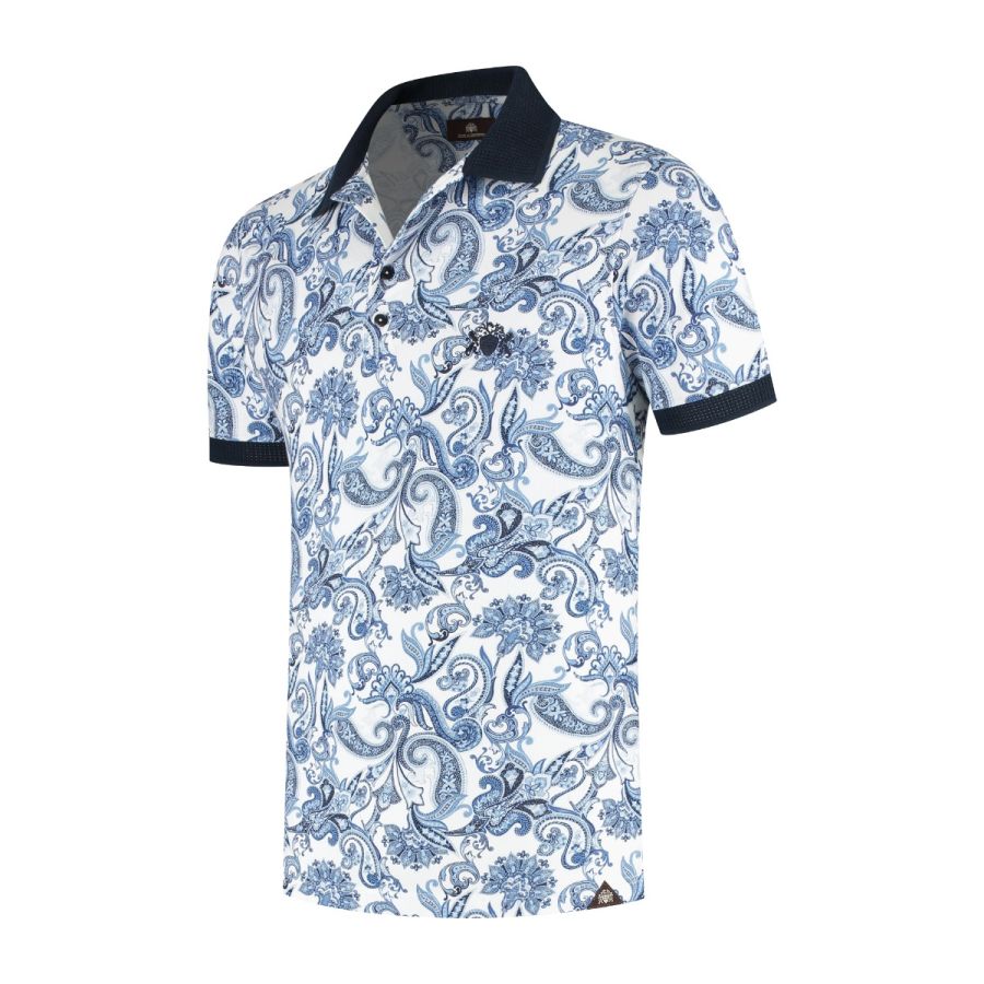 Parson - Poloshirt fil d'écosse stretch