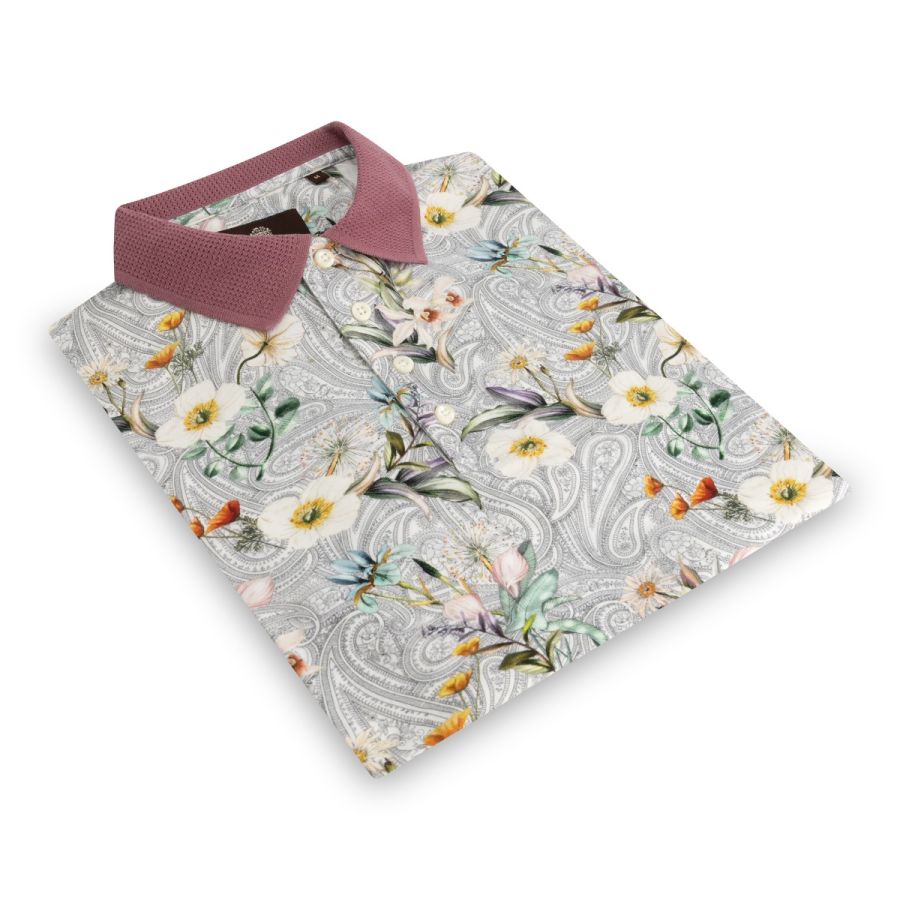 Padrino - Poloshirt fil d'écosse stretch