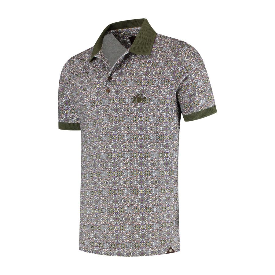 Patricio - Poloshirt fil d'écosse stretch