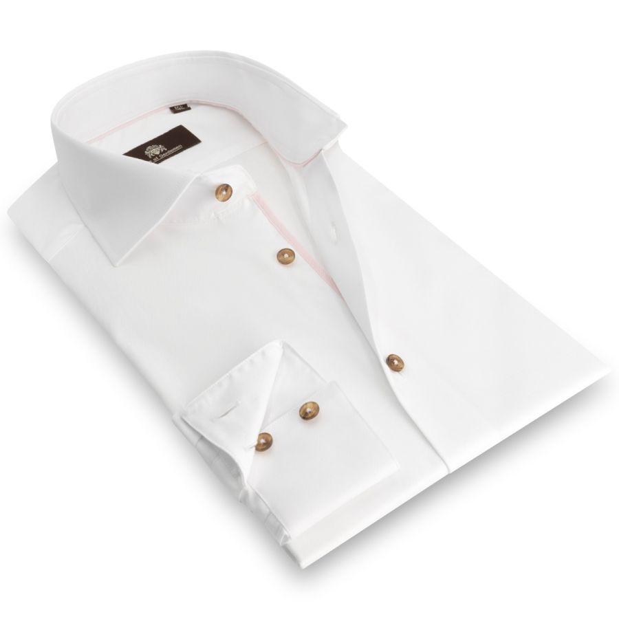 Oleg - Plain shirt 100% CO