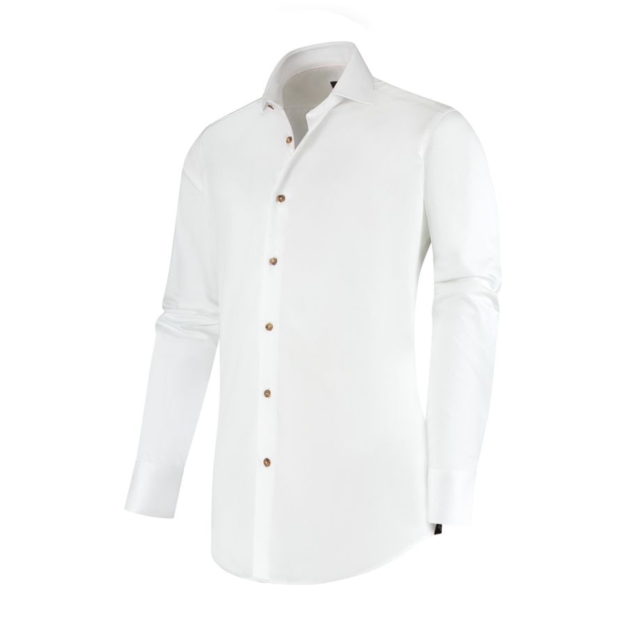 Oleg - Plain shirt 100% CO